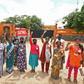 Garment workers of Euro Clothing Company II protest in front of the factory in Mandya district, Karnataka state