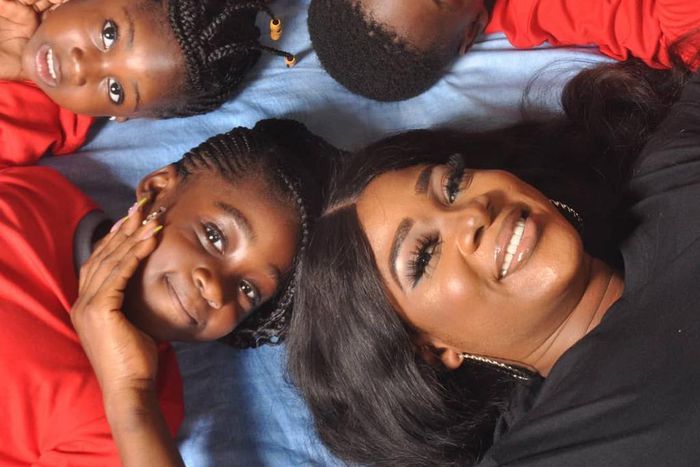 Mercy Johnson-Okojie and her husband, Prince Odi Okojie are expecting their fourth child. [Instagram/MercyJohnsonOkojie]
