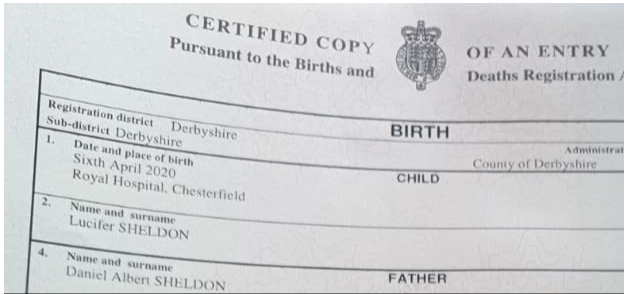 Couple successfully names child “Lucifer” after fighting with authorities