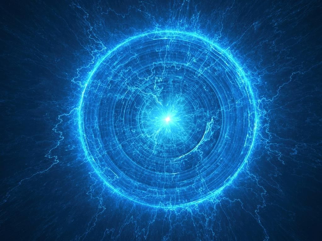 An illustration of electromagnetic radiation.