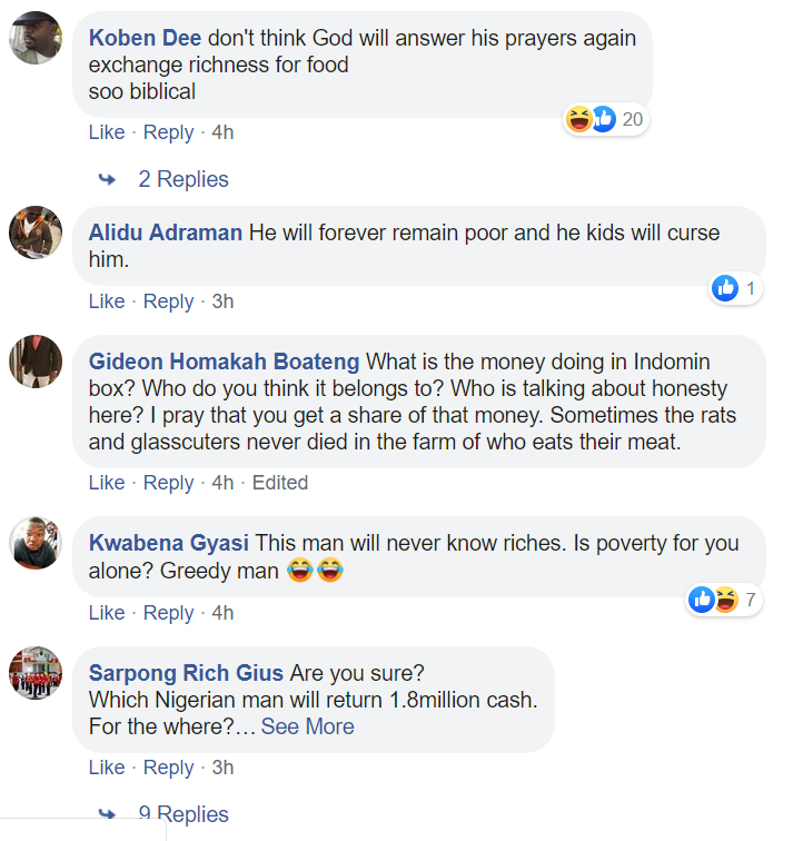 "Oh my God! 21st century Essau” – Social media react as man returns 1.8 million found in indomie carton