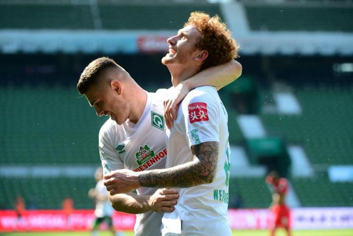 Sargent (R) and Rashica both scored as Bremen took the playoff place from Duesseldorf