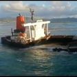 Aerial images of the Japanese-owned MV Wakashio ship that ran aground on a coral reef off the shores of Mauritius on July 25. The container is leaking tonnes of oil into a protected marine park home to mangrove forests and endangered species