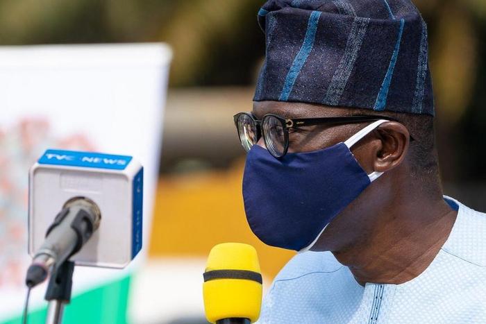 Lagos state Governor, Babajide Sanwo-Olu. [ Twitter/@followlasg]