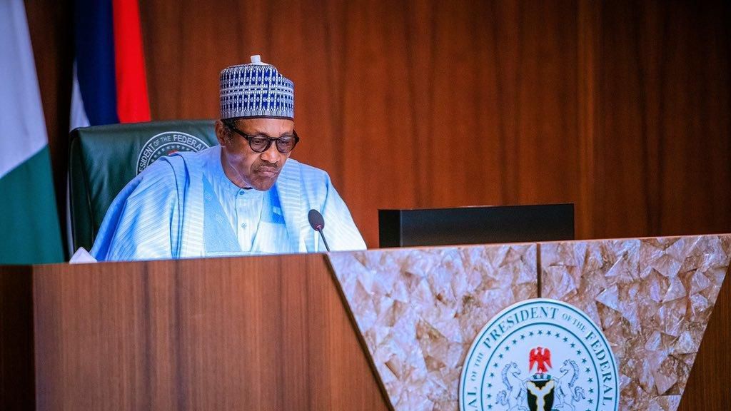 President Muhammadu Buhari. [Twitter@BashirAhmaad]