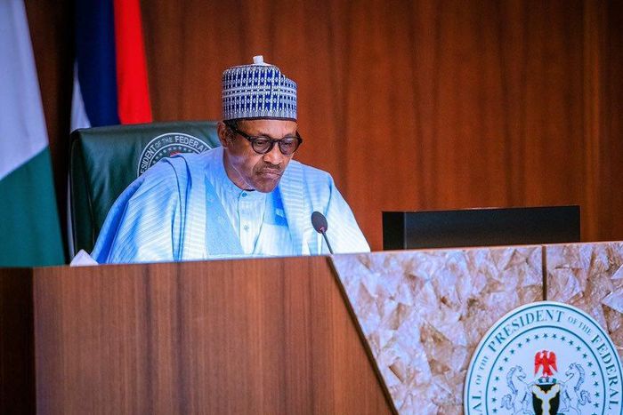 President Muhammadu Buhari. [Twitter@BashirAhmaad]