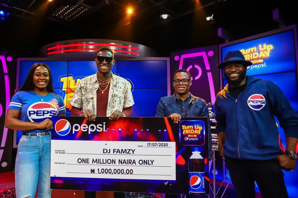 Introducing the latest DJ superstar, DJ Famzy, winner of Pepsi upcoming DJ competition #TurnUpFridayWithPepsi