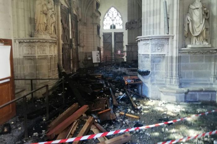 Artefacts and paintings were lost in the fire, as well as the 17th century organ -- a star attraction of the cathedral
