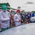 Gov Oyetola presents 13 Jeeps to Osun High Court judges. [Twitter/@GboyegaOyetola]