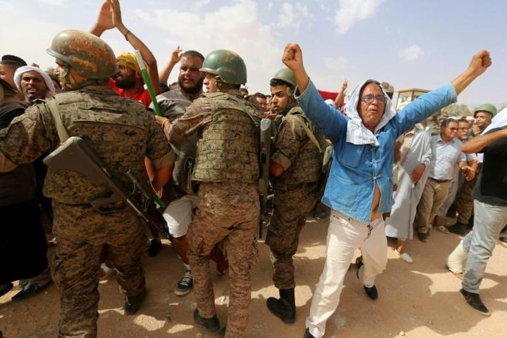 Protestors have been blockading oil and gas facilites in southern Tunisia since July demanding new investment and jobs