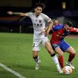 Qingdao Huanghai's Romain Alessandrini, seen here against Shanghai SIPG, was sent off on Thursday