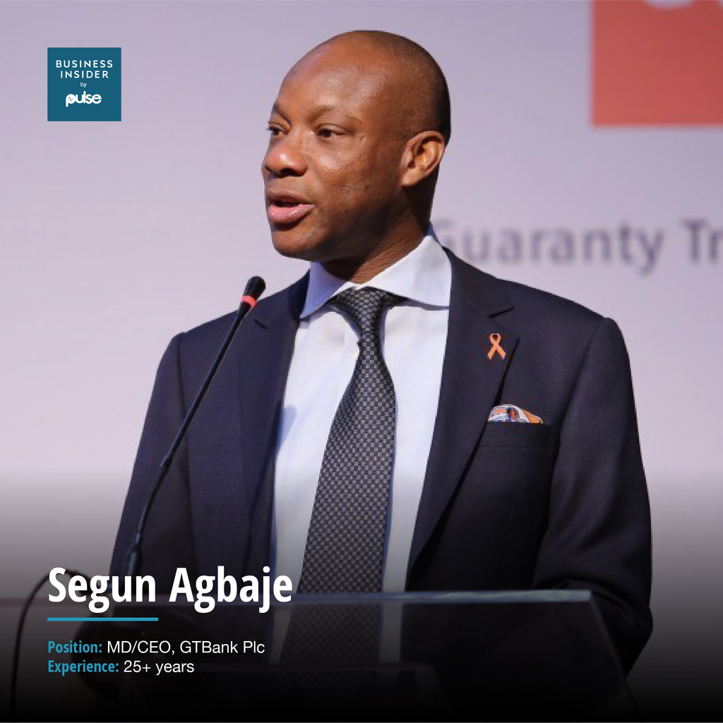 Segun AgbajeMD/CEO, GTBank Plc