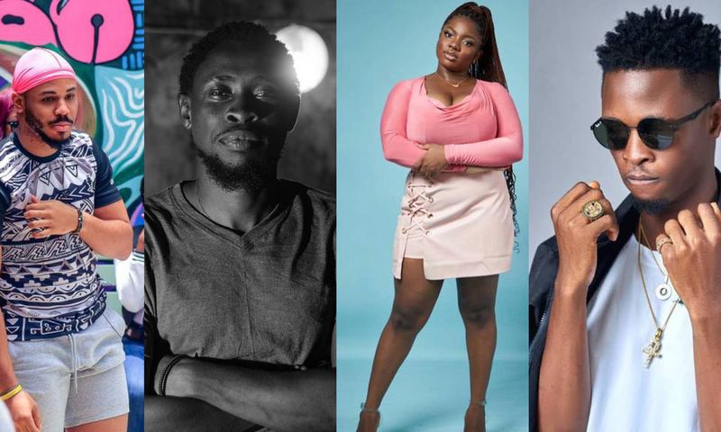 Lockdown housemates Ozo, Trikytee, Dorathy and Laycon are up for possible eviction this week [Twitter]