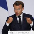 French President Emmanuel Macron said the coronavirus outbreak underscored the importance of national industrial self-sufficiency