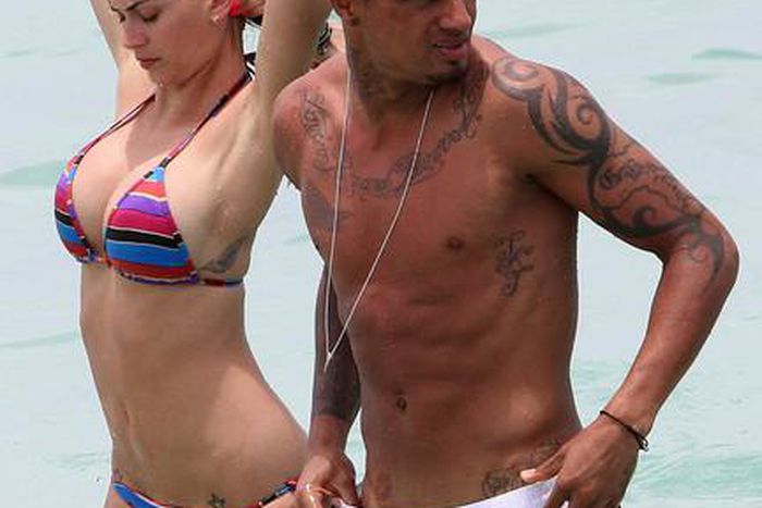 KP Boateng and his wife Melissa Satta