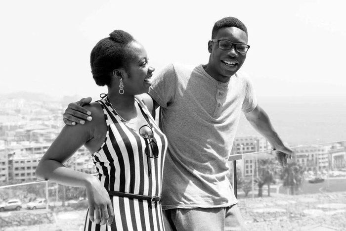 Khafi and her late brother Alexander (Instablog9ja)