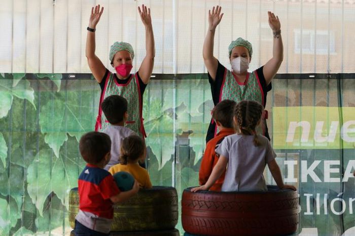 Teachers in Spain have had a mixed reaction to returning to in-person classes