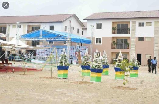 Goodluck Jonathan Police Estate in Idimu, Lagos is deemed to expensive for many police officers to acquire at N8m (Hotelng)