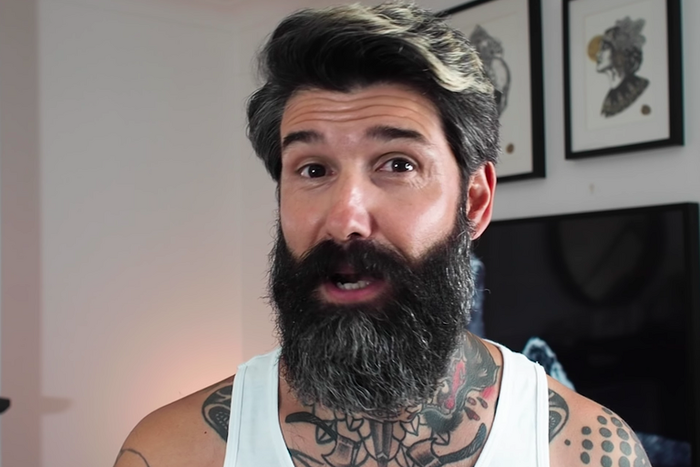 Watch Beard Model Shave for First Time in 10 Years