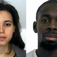 Photo montage published by the French police Janvier 9 2015 of Amedy Coulibaly and his partner Hayat Boumedienne