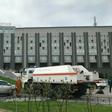 Images of aftermath after five die in fire at Russian coronavirus hospital