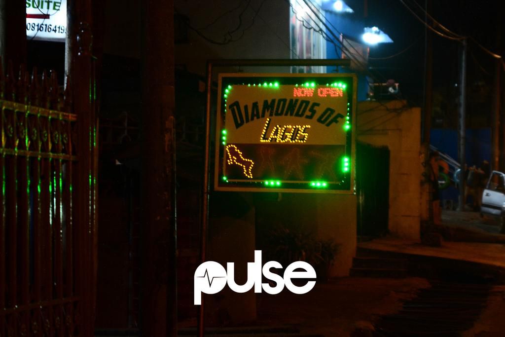 Diamonds of Lagos strip club off Allen Avenue