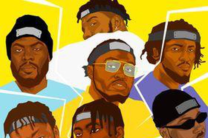 Alpha Ojini features Hotyce, Paybac, Payper Corleone, Psycho YP, Vader and Zilla Oaks on 'Pop [Remix].' (Alpha Ojini)