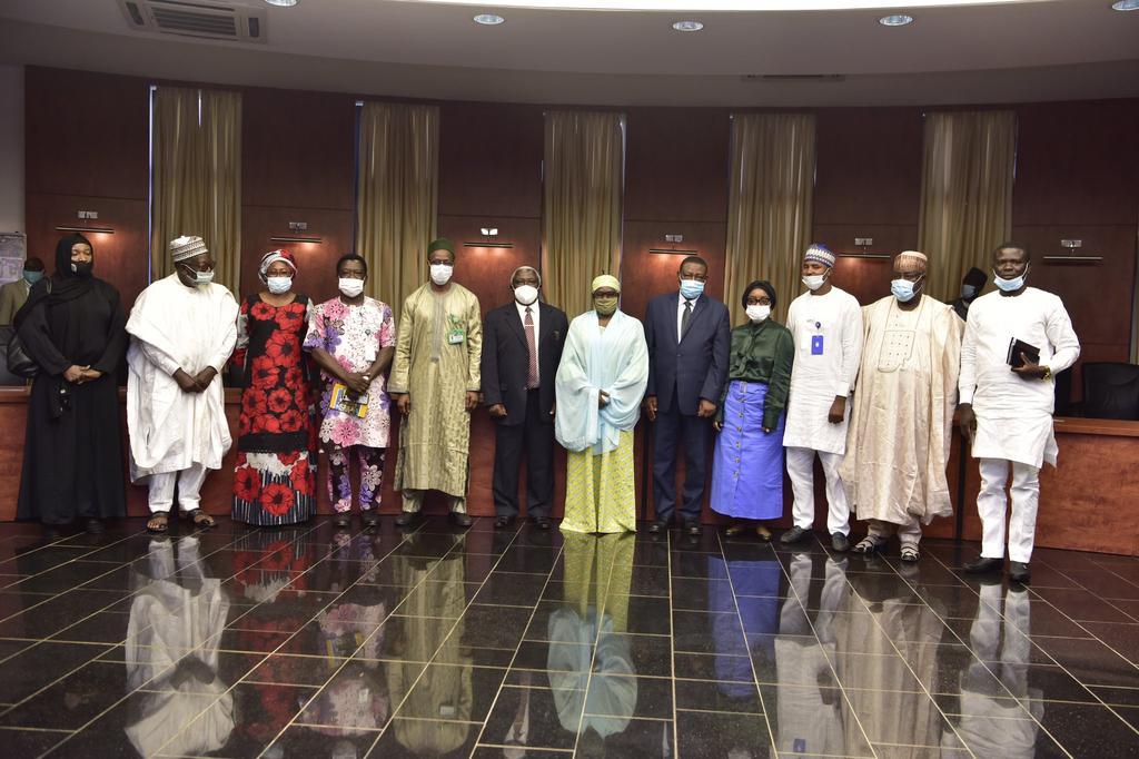 Acting Governor of Kaduna State, Dr Hadiza Balarabe chairs the inauguration of the Judicial Commission of Inquiry into acts of police brutality in the state. [Twitter/@GovKaduna]