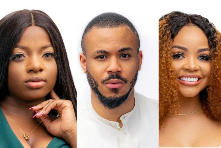 BBNaija lockdown housemates, Dora. Ozo and Nengi [Multichoice]