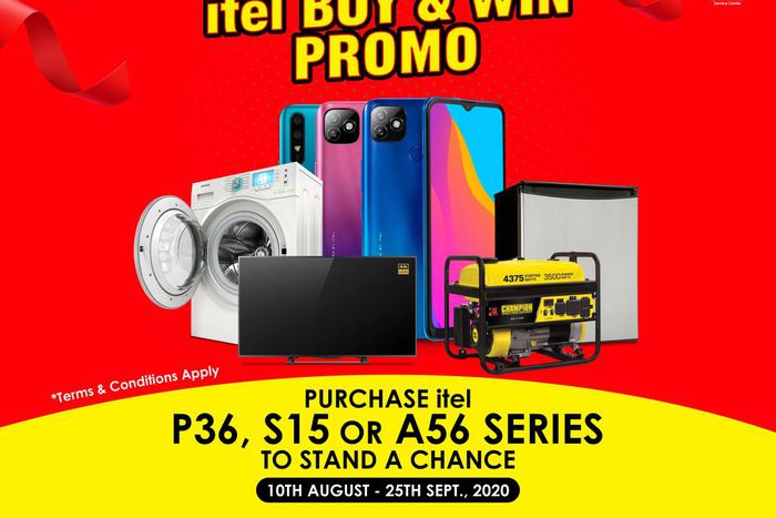 itel smartphone users to get home appliances, phones in itel Buy and Win Promo