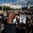 Protests against police brutality and racism have taken place in several French cities despite a ban on large gatherings