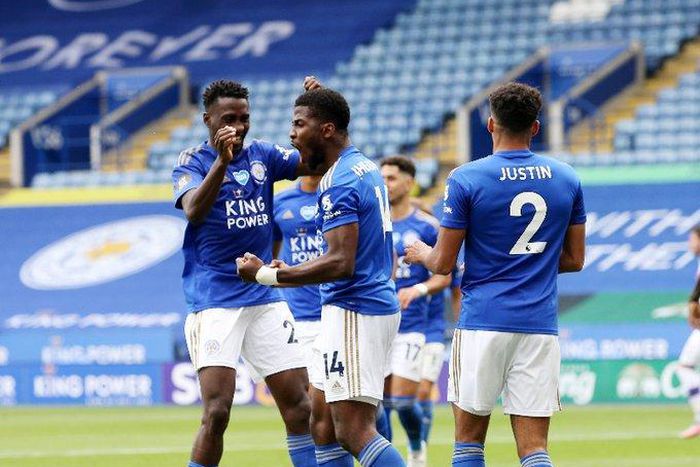 Wilfred Ndidi and Kelechi Iheanacho (Leicester City)