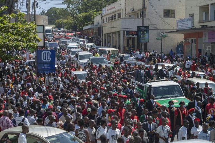 Thousands are attending rallies in defiance of a ban on large gatherings