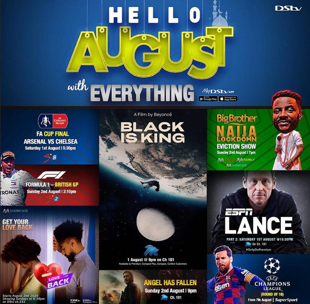 Enjoyment galore this August on DStv.