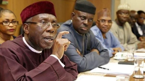Chief Audu Ogbe and other members of the Arewa Consultative Forum, (The Cable)
