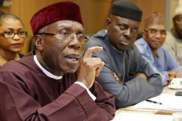 Chief Audu Ogbe and other members of the Arewa Consultative Forum, (The Cable)