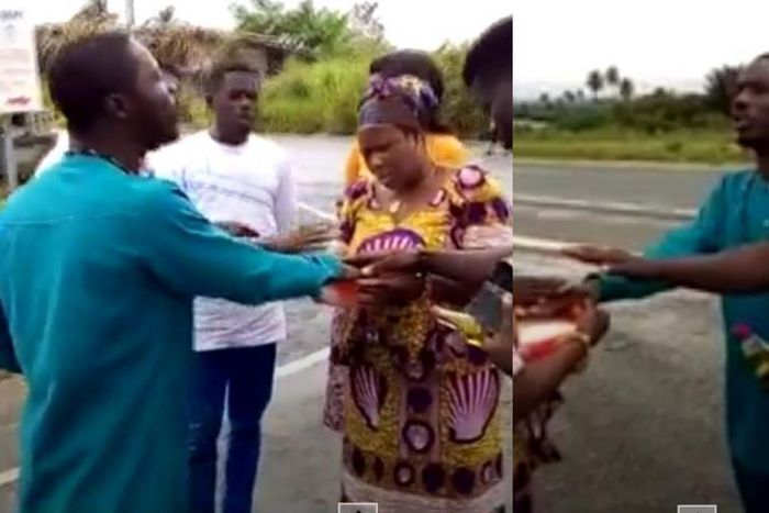 Pastors and prayer warriors storm Accra-Kumasi Highway to cast out accident-causing spirits