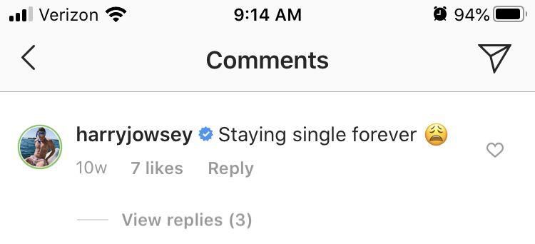 harry jowsey instagram