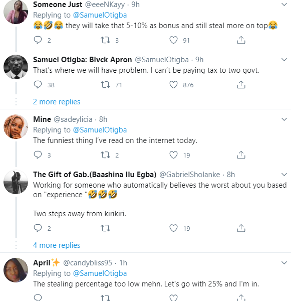 “You can steal because I know you will & I can’t control it” – Employer’s job adverts reads