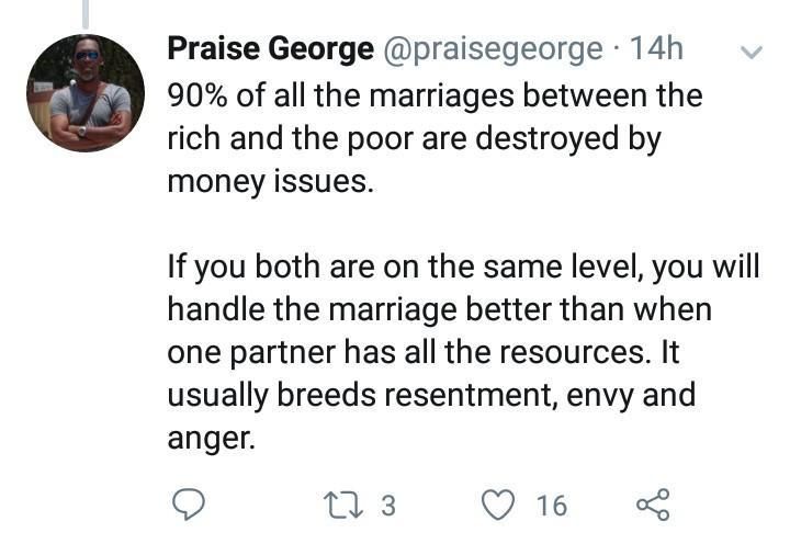 If you're rich, don’t marry the poor - Author advises