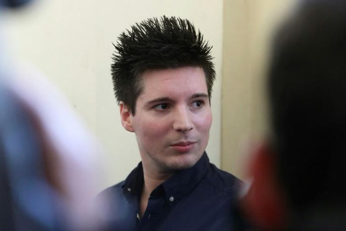 Rui Pinto appeared in court in Budapest in March 2019 for his extradition hearing