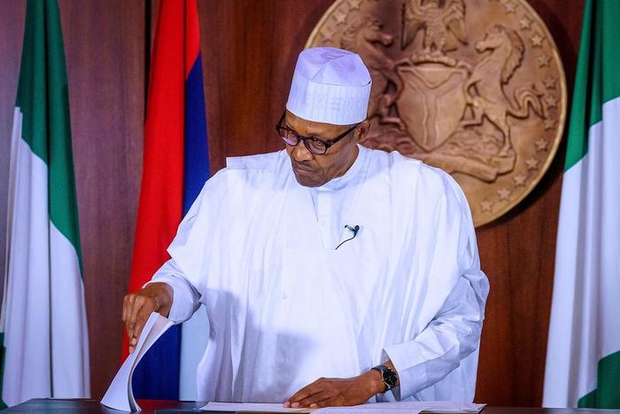 President Muhammadu Buhari. [Twitter/@NigeriaGov]