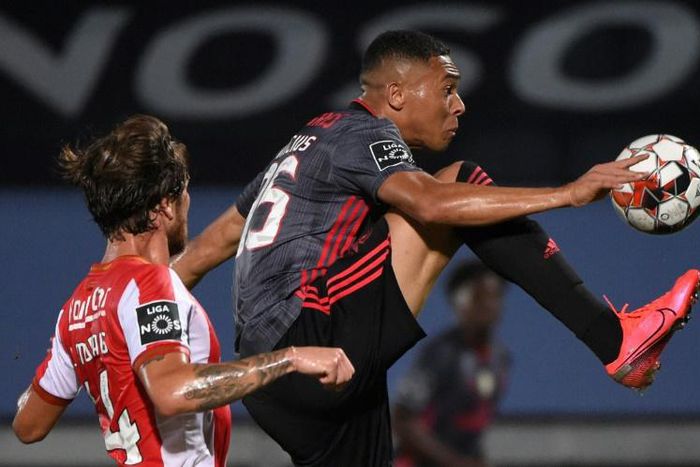 Carlos Vinicius (right) has joined Tottenham on loan from Benfica