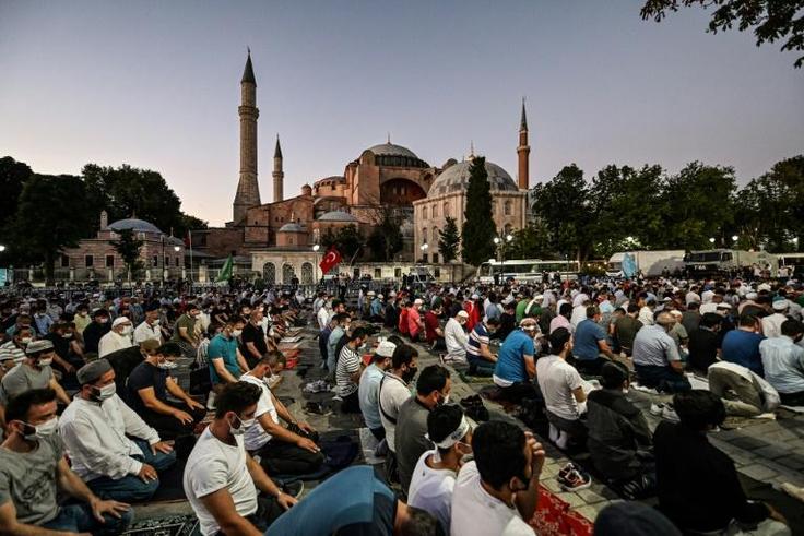 Hagia Sophia was built as a cathedral