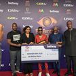 Laycon poses with his N30 Million cheque [Twitter/@2muchAkanni]