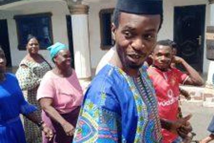 The Elepe of Epe-Ekiti elect shortly after his election by kingmakers at a traditional rite on Monday evening. [NAN]