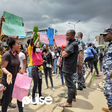 #EndSARS protesters in Lagos