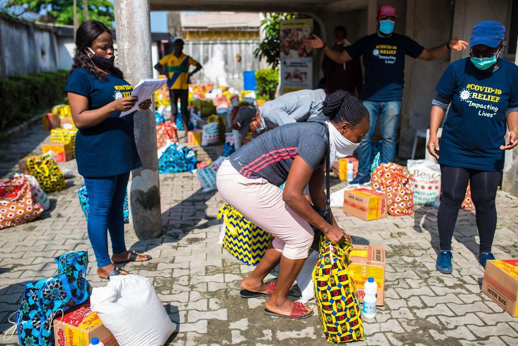 COVID-19 pandemic: Sage Foundation, partners, provide palliatives for over 100 families