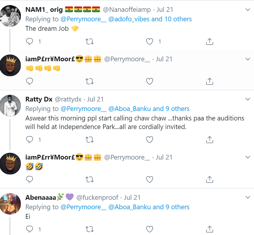 This Ghanaian porn audition flyer has got people talking