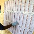Face masks and gloves are new to election workers preparing polling stations for Mali's vote